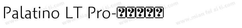 Palatino LT Pro字体转换